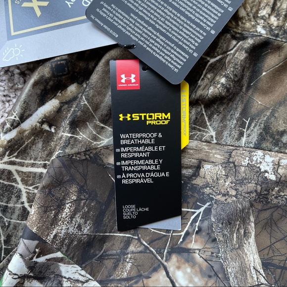 UNDER ARMOUR MENS GORE TEX ESSENTIAL HYBRID HUNTING PANTS SIZE LARGE REALTREE ED - Picture 6 of 6